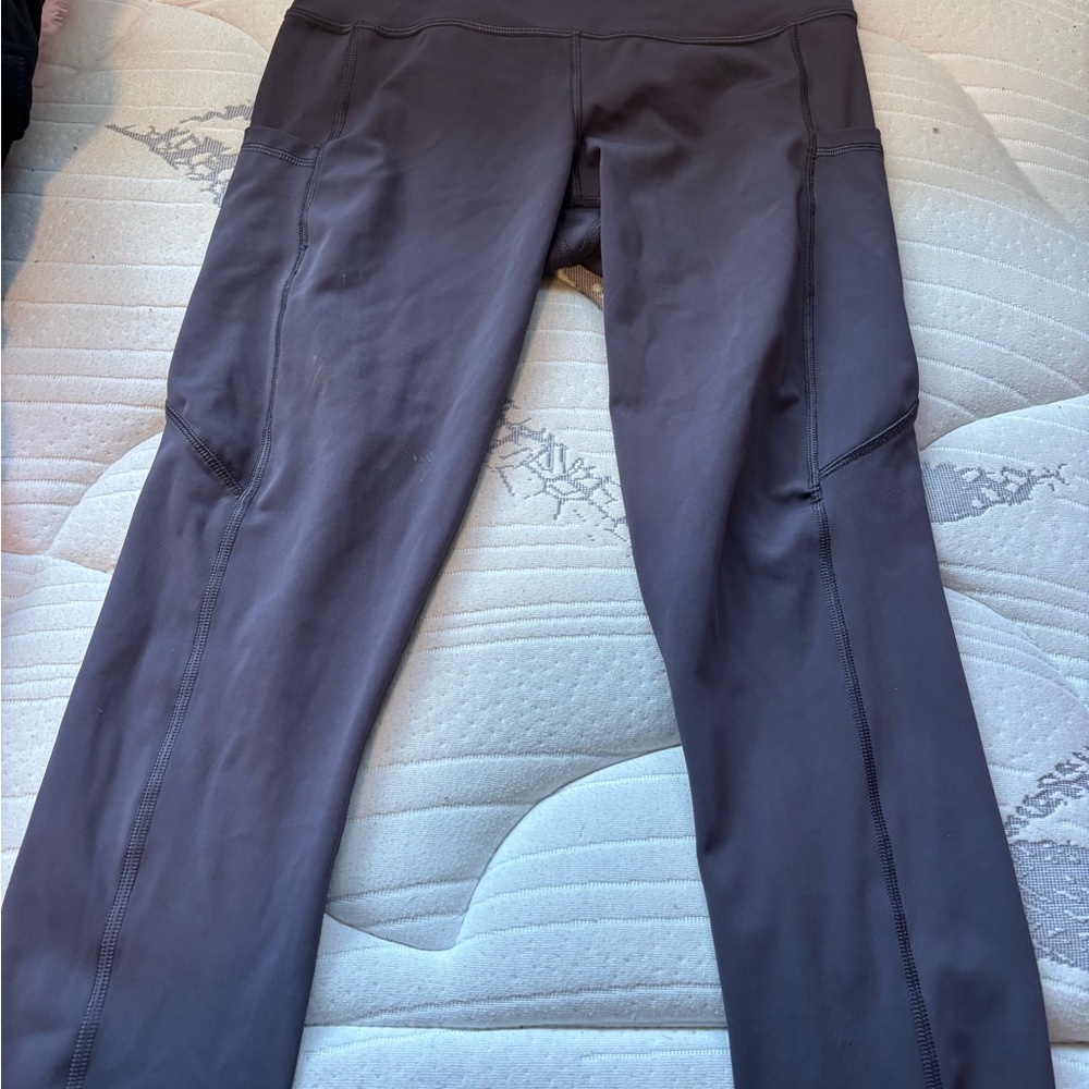 Purple brown Workout Leggings by 90 Degree Reflex
